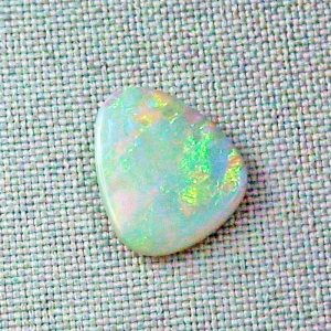 5,11 ct White Opal Multicolor Edelstein Vollopal 17,02 x 13,79 x 3,13 mm