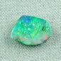 Preview: 11,02 ct Boulder Opal Grüner Multicolor Edelstein aus Australien mit brillanten Farben | 17,38 x 14,49 x 5,36 mm | Echte Opale mit Zertifikat online kaufen - Versicherter Versand!5