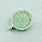Preview: ►Silberkette white confetti Opal Inlay Anhänger, Diamant, Bild5