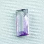 Preview: Echter violetter Amethyst 3,61 ct Baguetteschliff | Amethyst online kaufen - Schmucksteine zum besten Preis!