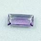 Preview: Echter violetter Amethyst 3,61 ct Baguetteschliff | Amethyst online kaufen - Schmucksteine zum besten Preis!