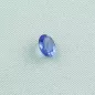 Preview: Seltener, echter blauer AAA Tansanit der Spitzenklasse mit 1,51 ct - Echte Edelsteine online kaufen bei der Opal-Schmiede! Steinmaße: 8,49 x 6,50 x 3,79 mm