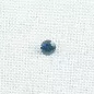 Mobile Preview: ►0,71 ct königsblauer Saphir im Brillantschliff geschliffen, Bild1