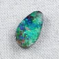 Preview: 7,52 ct Grüner Boulder Opal mit brillanten Farben aus Australien 20,92 x 11,64 x 4,29 mm | Echte Opale mit Zertifikat online kaufen - Versicherter Versand!-3