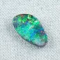 Preview: 7,52 ct Grüner Boulder Opal mit brillanten Farben aus Australien 20,92 x 11,64 x 4,29 mm | Echte Opale mit Zertifikat online kaufen - Versicherter Versand!5