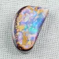 Mobile Preview: 50,09 ct Boulder Opal Investment Multicolor Edelstein 32,49 x 18,62 x 7,84 mm - 50,09 ct Edelstein mit brillanten Farben - Opale online kaufen mit Zertifikat.-2