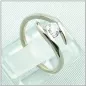 Preview: Eleganter 750er Diamantring 18k Brillantring Weißgoldring mit 0.25 ct Diamant Video & Zertifikat - Verlobungsring mit Diamant online kaufen.-1