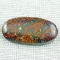 Preview: Koroit Boulder Opal 26,73 ct. aus Australien - Opale mit Zertifikat online kaufen - Multicolor Boulder Opal 32,20 x 16,42 x 5,69 mm für Opalschmuck-1