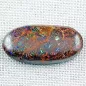 Preview: Koroit Boulder Opal 26,73 ct. aus Australien - Opale mit Zertifikat online kaufen - Multicolor Boulder Opal 32,20 x 16,42 x 5,69 mm für Opalschmuck-4