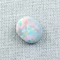 Preview: 5,50 ct multicolor White Opal Edelstein - Echte Opale aus Lightning-Ridge Australien - Edelsteine mit Zertifikat bei der Opal-Schmiede online kaufen! 3