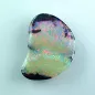 Preview: Echter Boulder Opal 34.34 ct. aus Australien - Opale mit Zertifikat online kaufen - Roter Multicolor Boulder Opal 31,81 x 23,38 x 7,85 mm für Opalschmuck 14