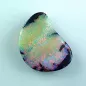 Mobile Preview: Echter Boulder Opal 34.34 ct. aus Australien - Opale mit Zertifikat online kaufen - Roter Multicolor Boulder Opal 31,81 x 23,38 x 7,85 mm für Opalschmuck 18