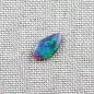 Preview: Echter Lightning Ridge Black Crystal Opal 0,84 ct. aus Australien - Opale mit Zertifikat - Blauer Multicolor Black Crystal Opal 11,55 x 6,24 x 2,19 mm 3