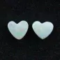 Mobile Preview: ►2 White Opal Herzen zus. 5,97 ct Herz-Opalsteine Edelsteine, Bild7