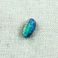 Mobile Preview: ►1,91 ct intensiv blauer Boulder Opal Edelstein, Bild3