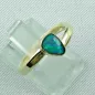 Mobile Preview: 14k Gold-Opal-Ring mit Black Opal, Verlobungsring, Damenring, Bild6