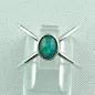 Mobile Preview: Massiver Silberring mit Welo Opal 0,69 ct Opalring, Bild1