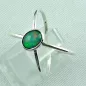 Mobile Preview: Massiver Silberring mit Welo Opal 0,69 ct Opalring, Bild2