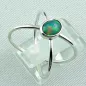Mobile Preview: Massiver Silberring mit Welo Opal 0,69 ct Opalring, Bild5