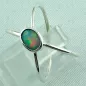 Preview: Sterling Silberring mit Top GEM Welo Opal 0,50 ct, Bild2
