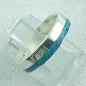 Mobile Preview: Opalring 4,21 gr., Bandring, Silberring mit Opal Inlay ocean blue, Bild6