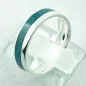 Mobile Preview: Opalring 3,11 gr., Bandring, Silberring mit Opal Inlay sea green, Bild3