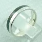 Mobile Preview: Opalring 3,80 gr., Bandring, Silberring mit Opal Inlay black flame, Bild3
