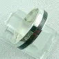 Mobile Preview: Opalring 3,80 gr., Bandring, Silberring mit Opal Inlay black flame, Bild6