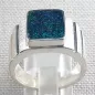 Mobile Preview: Silberring mit Fairy Boulder Opal 3,60 ct Männerring 21,11 gr. - 4