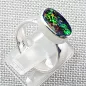 Mobile Preview: Massiver 935er Silberring mit 4,50 ct. Boulder Matrix Opal - Opalring mit wunderschönen Opalstein - Ringgröße 56 - Unser Opalschmuck ist immer ein Unikat! 5