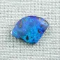 Preview: Boulder Opal 5,25 ct. aus Australien - Opale mit Zertifikat online kaufen - Blauer Multicolor Boulder Opal 17,12 x 12,76 x 3,36 mm für Opalschmuck-5