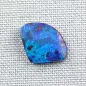 Mobile Preview: Boulder Opal 5,25 ct. aus Australien - Opale mit Zertifikat online kaufen - Blauer Multicolor Boulder Opal 17,12 x 12,76 x 3,36 mm für Opalschmuck-6