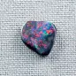 Preview: Echter Boulder Opal 4,89 ct. Regenbogen Opal aus Australien mit Zertifikat - Multicolor Regenbogen Boulder Opal 12,25 x 12,01 x 3,59 mm für Opalschmuck 2