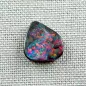 Preview: Echter Boulder Opal 4,89 ct. Regenbogen Opal aus Australien mit Zertifikat - Multicolor Regenbogen Boulder Opal 12,25 x 12,01 x 3,59 mm für Opalschmuck 5
