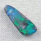 Preview: Echter Boulder Opal 8,24 ct. aus Australien - Opale mit Zertifikat online kaufen - Blau Grüner Boulder Opal 25,78 x 9,99 x 4,03 mm für Opalschmuck 5