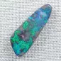 Preview: Echter Boulder Opal 8,24 ct. aus Australien - Opale mit Zertifikat online kaufen - Blau Grüner Boulder Opal 25,78 x 9,99 x 4,03 mm für Opalschmuck 6