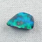 Preview: Echter Boulder Opal 7,97 ct. aus Australien - Opale mit Zertifikat online kaufen - Blau Grüner Boulder Opal 17,34 x 10,62 x 5,06 mm ​für Opalschmuck 1