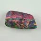 Mobile Preview: Seltener Black Boulder Opal mit Zertifikat - 17,42 ct schwarzer Boulderopal aus Australien – Multicolor Edelstein 25,33 x 13,41 x 6,41 mm – Ein einzigartiger Investment Edelstein 4