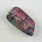 Mobile Preview: Seltener Black Boulder Opal mit Zertifikat - 17,42 ct schwarzer Boulderopal aus Australien – Multicolor Edelstein 25,33 x 13,41 x 6,41 mm – Ein einzigartiger Investment Edelstein 5