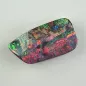 Preview: Seltener Black Boulder Opal mit Zertifikat - 17,42 ct schwarzer Boulderopal aus Australien – Multicolor Edelstein 25,33 x 13,41 x 6,41 mm – Ein einzigartiger Investment Edelstein 8
