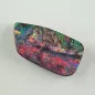 Mobile Preview: Seltener Black Boulder Opal mit Zertifikat - 17,42 ct schwarzer Boulderopal aus Australien – Multicolor Edelstein 25,33 x 13,41 x 6,41 mm – Ein einzigartiger Investment Edelstein 9