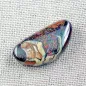 Preview: Echter Boulder Opal 14,37 ct. aus Australien mit Zertifikat online kaufen – Boulderopal 24,13 x 12,06 x 5,57 mm für Opalschmuck 4