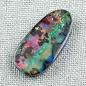 Mobile Preview: 13,62 ct Boulder Opal Opalstein Edelstein Regenbogen Multicolor | Opale mit Zertifikat online kaufen | Regenbogen Boulder Opal 26,74 x 13,19 x 3,93 mm3