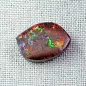 Mobile Preview: Koroit Boulder Opal 10,64 ct. aus Australien - Opale mit Zertifikat online kaufen - Multicolor Boulder Opal 18,38 x 13,44 x 4,81 mm für Opalschmuck-2