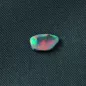 Mobile Preview: ►Echter 0,41 ct Semi Black Opal Blauer Vollopal [Mit Zertifikat] - Opal für Opalring - 1