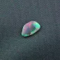 Mobile Preview: ►Echter 0,41 ct Semi Black Opal Blauer Vollopal [Mit Zertifikat] - Opal für Opalring - 3