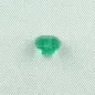 Preview: Großer grüner 1,24 ct Emerald Smaragd Kissen Schliff 6,63 x 5,61 x 4,90 mm​ - Online kaufen!