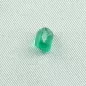 Preview: Großer grüner 1,24 ct Emerald Smaragd Kissen Schliff 6,63 x 5,61 x 4,90 mm​ - Online kaufen!