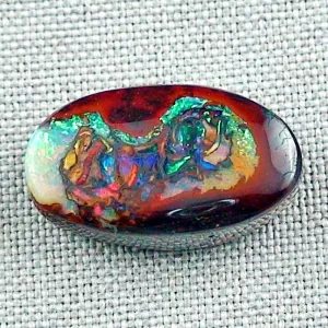 23,45 ct Yowah Nuss Opal Edelstein Queensland Australien - 24,58 x 14,63 x 7,36 mm | Echte Edelsteine & Opale mit Zertifikat online kaufen-1