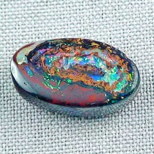 23,45 ct Yowah Nuss Opal Edelstein Queensland Australien - 24,58 x 14,63 x 7,36 mm | Echte Edelsteine & Opale mit Zertifikat online kaufen-10